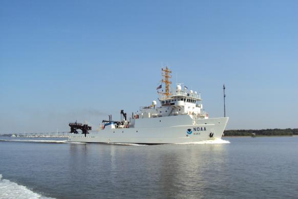 NOAA Ship Nancy Foster underway