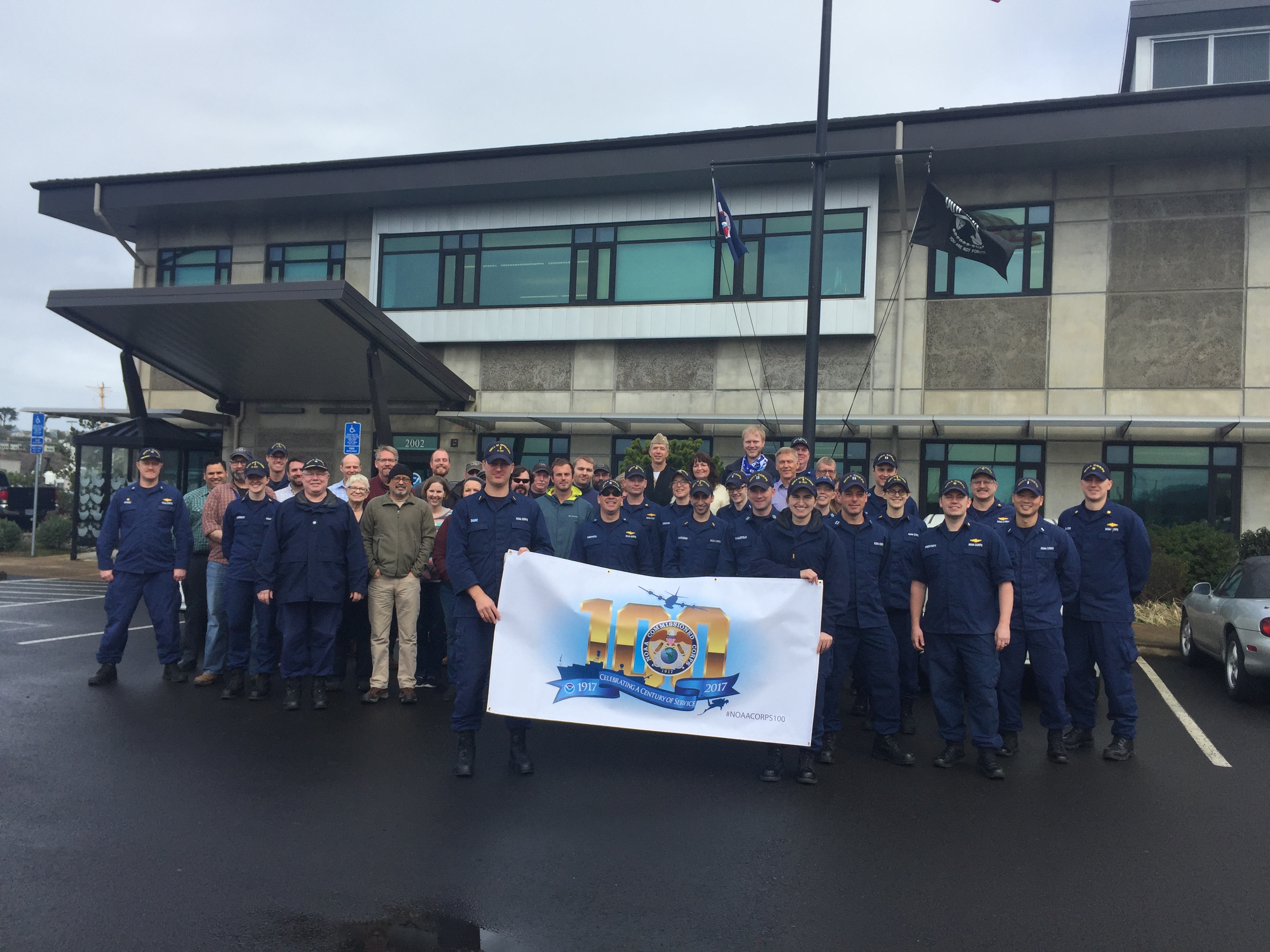 NOAA Marine Operations Center-Pacific Employees Mark NOAA Corps Centennial