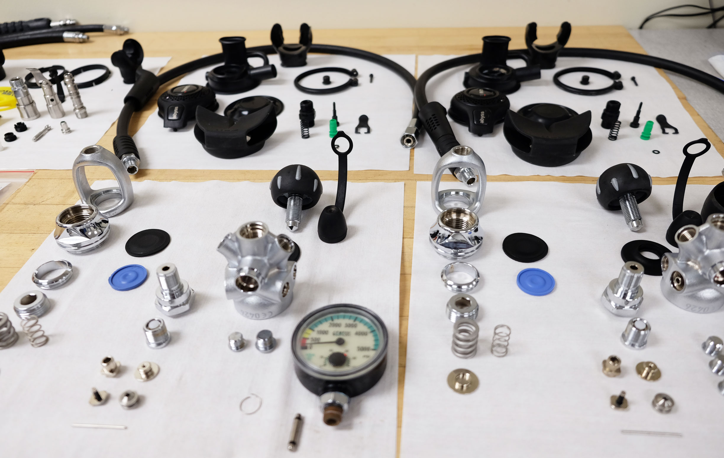 diving regulator parts