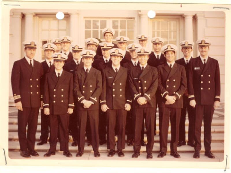 (from left) 3rd and Last Row: Michael H. Allen, Stephen J. Kott, Kent J. Stong, Peter E. Gadd, Alan D. Anderson, John A. Murphy