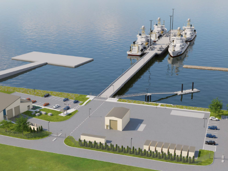 Conceptual rendering of NOAA Marine Operations CenterAtlantic facility