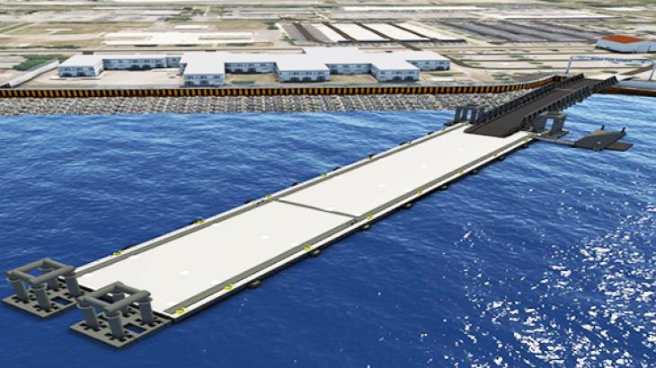 Conceptual rendering of NOAA North Charleston, SC pier facility renovation