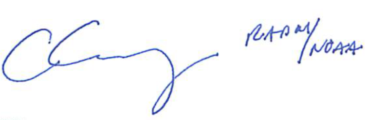 signature of RADM Chad Cary