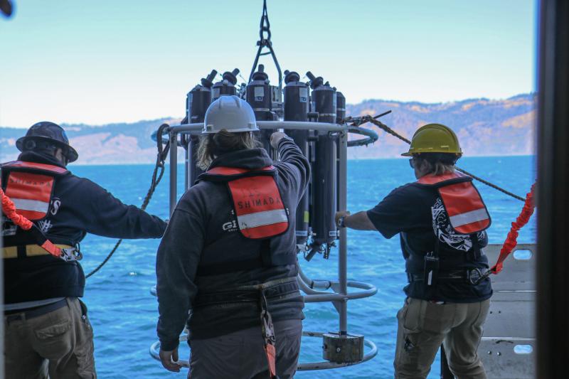 noaa scientific crew on a ship
